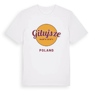 Giłujsze cirkel t-shirt – ekologisk bomull t-shirt från Pinshirt