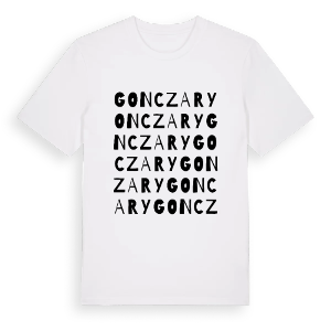 Gonczary ordlek t-shirt – ekologisk bomull t-shirt från Pinshirt