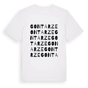 Gontarze ordlek t-shirt – ekologisk bomull t-shirt från Pinshirt