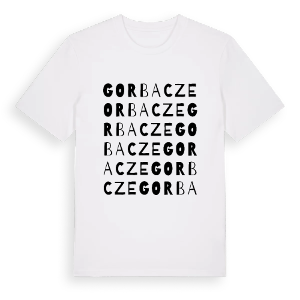 Gorbacze ordlek t-shirt – ekologisk bomull t-shirt från Pinshirt