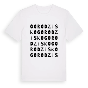 Gorodzisko ordlek t-shirt – ekologisk bomull t-shirt från Pinshirt