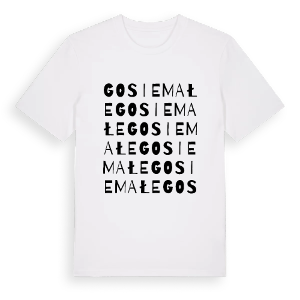 Gosie Małe ordlek t-shirt – ekologisk bomull t-shirt från Pinshirt
