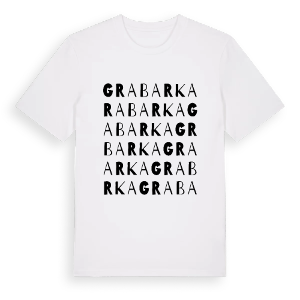 Grabarka ordlek t-shirt – ekologisk bomull t-shirt från Pinshirt
