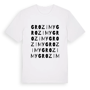 Grozimy ordlek t-shirt – ekologisk bomull t-shirt från Pinshirt