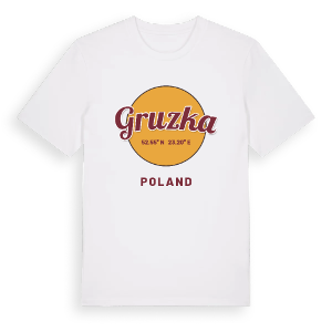 Gruzka cirkel t-shirt – ekologisk bomull t-shirt från Pinshirt