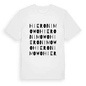 Hieronimowo ordlek t-shirt – ekologisk bomull t-shirt från Pinshirt