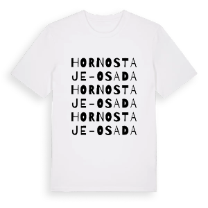 Hornostaje-Osada ordlek t-shirt – ekologisk bomull t-shirt från Pinshirt