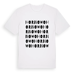 Hornowo ordlek t-shirt – ekologisk bomull t-shirt från Pinshirt