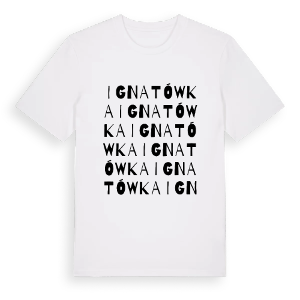 Ignatówka ordlek t-shirt – ekologisk bomull t-shirt från Pinshirt