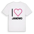 Jag älskar Janowo t-shirt stort tryck