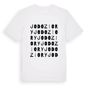 Jodoziory ordlek t-shirt – ekologisk bomull t-shirt från Pinshirt