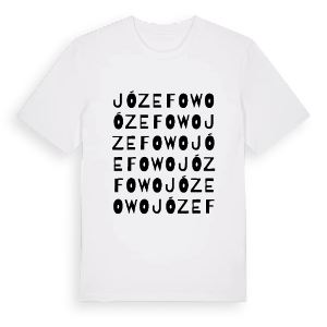 Józefowo ordlek t-shirt – ekologisk bomull t-shirt från Pinshirt