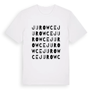 Jurowce ordlek t-shirt – ekologisk bomull t-shirt från Pinshirt