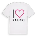 Jag älskar Kaliski t-shirt stort tryck