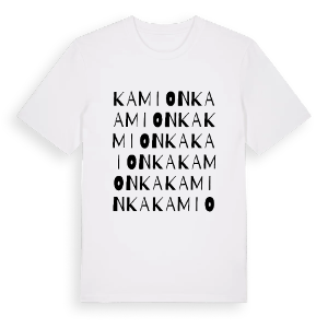 Kamionka ordlek t-shirt – ekologisk bomull t-shirt från Pinshirt