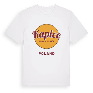Kapice cirkel t-shirt – ekologisk bomull t-shirt från Pinshirt