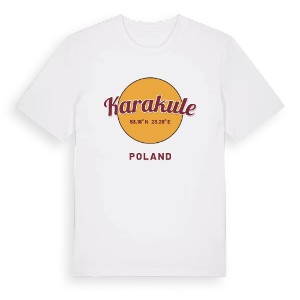 Karakule cirkel t-shirt – ekologisk bomull t-shirt från Pinshirt