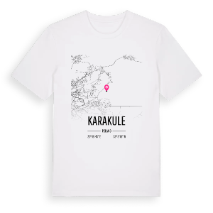 Karakule karta t-shirt – ekologisk bomull t-shirt från Pinshirt