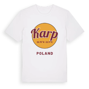 Karp cirkel t-shirt – ekologisk bomull t-shirt från Pinshirt