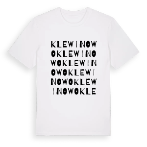 Klewinowo ordlek t-shirt – ekologisk bomull t-shirt från Pinshirt