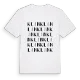 Klin ordlek t-shirt