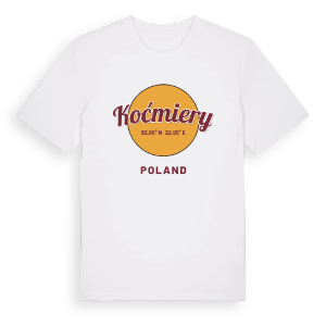 Koćmiery cirkel t-shirt – ekologisk bomull t-shirt från Pinshirt