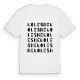 Koleśne ordlek t-shirt