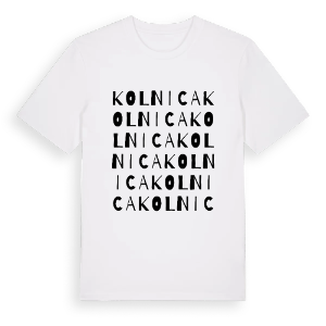 Kolnica ordlek t-shirt – ekologisk bomull t-shirt från Pinshirt