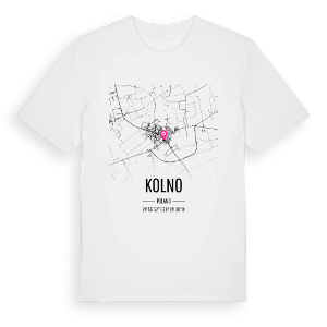Kolno karta t-shirt – ekologisk bomull t-shirt från Pinshirt
