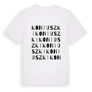 Koniuszki ordlek t-shirt – ekologisk bomull t-shirt från Pinshirt