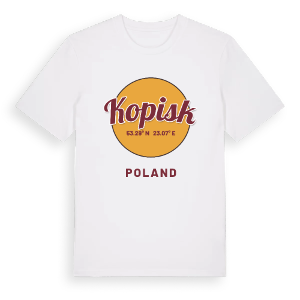 Kopisk cirkel t-shirt – ekologisk bomull t-shirt från Pinshirt