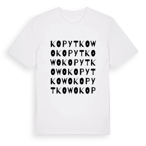 Kopytkowo ordlek t-shirt – ekologisk bomull t-shirt från Pinshirt