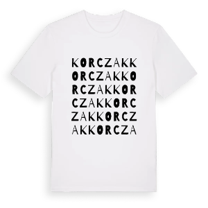 Korczak ordlek t-shirt – ekologisk bomull t-shirt från Pinshirt