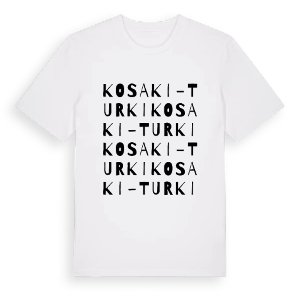 Kosaki-Turki ordlek t-shirt – ekologisk bomull t-shirt från Pinshirt