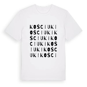 Kościuki ordlek t-shirt – ekologisk bomull t-shirt från Pinshirt