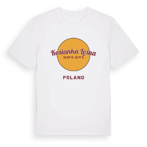 Kosianka Leśna cirkel t-shirt – ekologisk bomull t-shirt från Pinshirt