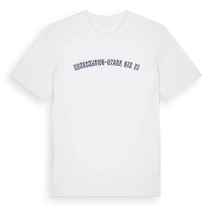 Krzeczkowo-Stare Bieńki college t-shirt – ekologisk bomull t-shirt från Pinshirt