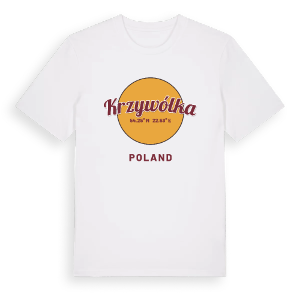 Krzywólka cirkel t-shirt – ekologisk bomull t-shirt från Pinshirt