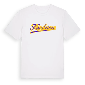 Kundzicze baseball t-shirt – ekologisk bomull t-shirt från Pinshirt