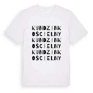 Kundzin Kościelny ordlek t-shirt – ekologisk bomull t-shirt från Pinshirt