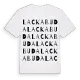 Lacka Buda ordlek t-shirt