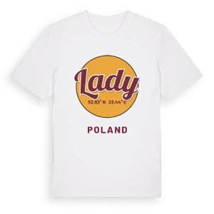 Lady cirkel t-shirt – ekologisk bomull t-shirt från Pinshirt