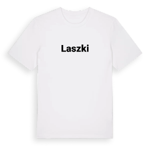 Laszki fetstil t-shirt – ekologisk bomull t-shirt från Pinshirt