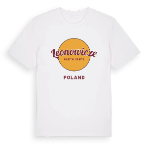 Leonowicze cirkel t-shirt – ekologisk bomull t-shirt från Pinshirt