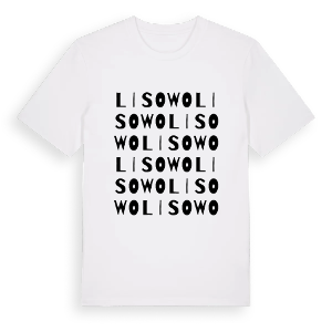 Lisowo ordlek t-shirt – ekologisk bomull t-shirt från Pinshirt