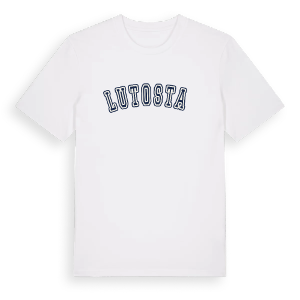 Lutostań college t-shirt – ekologisk bomull t-shirt från Pinshirt