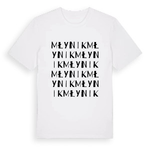 Młynik ordlek t-shirt – ekologisk bomull t-shirt från Pinshirt