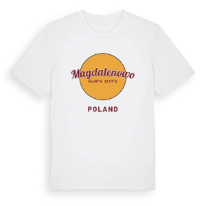 Magdalenowo cirkel t-shirt – ekologisk bomull t-shirt från Pinshirt