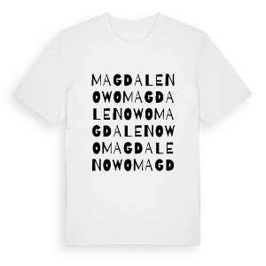 Magdalenowo ordlek t-shirt – ekologisk bomull t-shirt från Pinshirt
