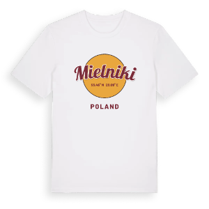 Mielniki cirkel t-shirt – ekologisk bomull t-shirt från Pinshirt